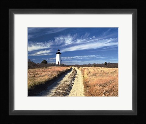 Framed Cape Poge Lighthouse Print
