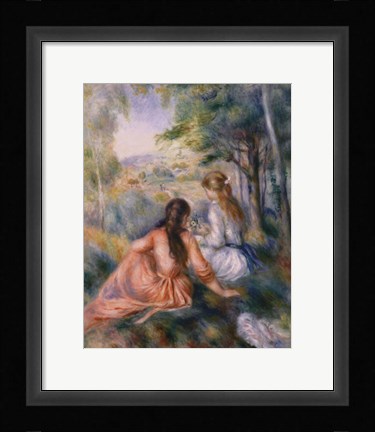 Framed In the Meadow Print