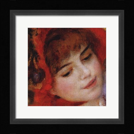 Framed Dance at Bougival (detail) Print