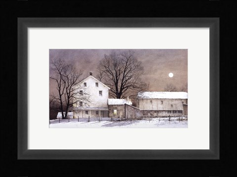 Framed Full Moon Print