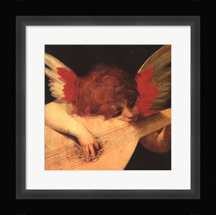 Framed Musical Angel Print