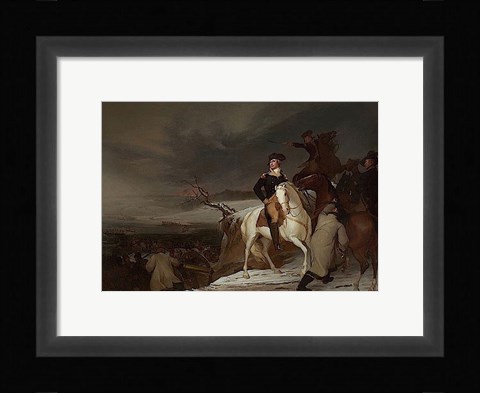 Framed Passage of the Delaware, 1819 Print