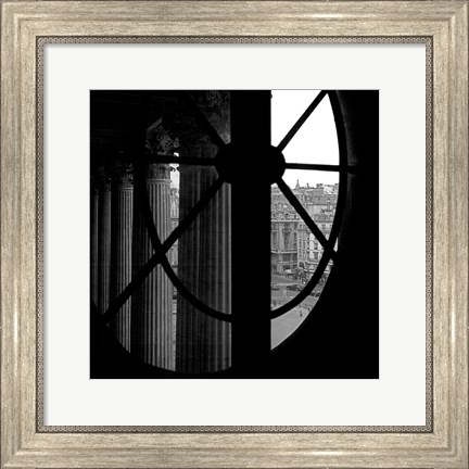 Framed From a Window of the Louvre Print