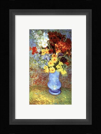 Framed Vase With Anemone Print