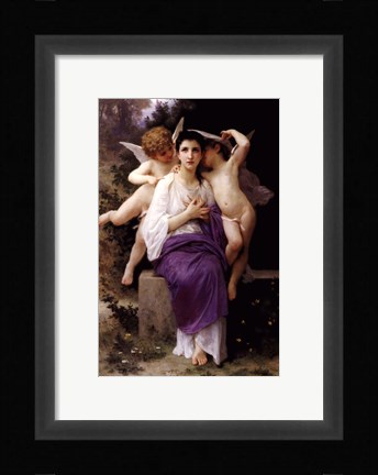 Framed L'Eveil Du Coeur Print