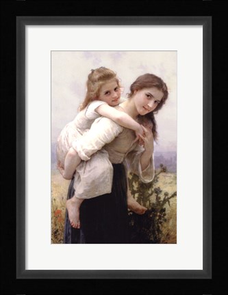 Framed Not Too Much to Carry Print