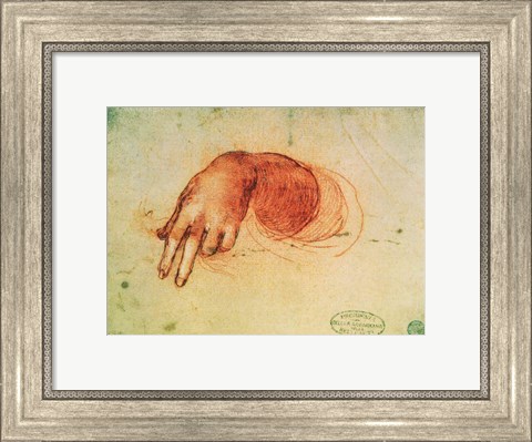 Framed Study of a hand Print