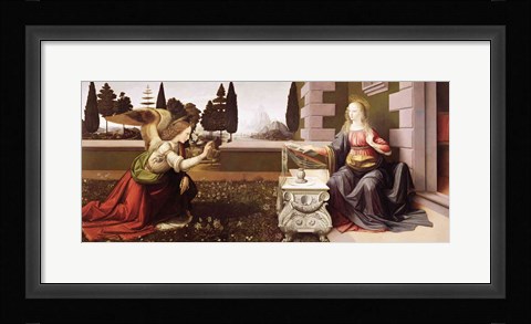 Framed Annunciation, 1472-75 Print