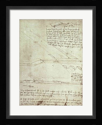 Framed Design for a Bridge Print