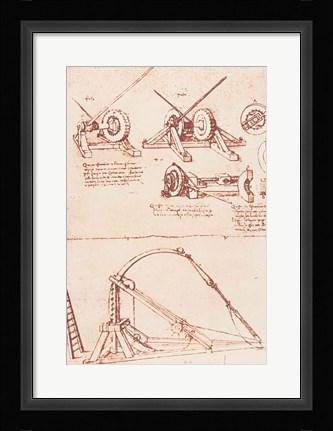 Framed Designs for a Catapult Print