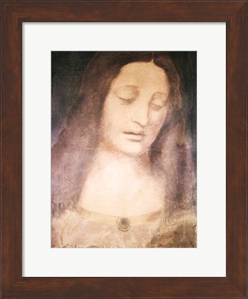 Framed Head of Christ Print