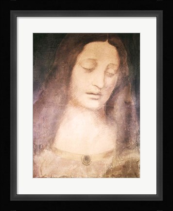 Framed Head of Christ Print
