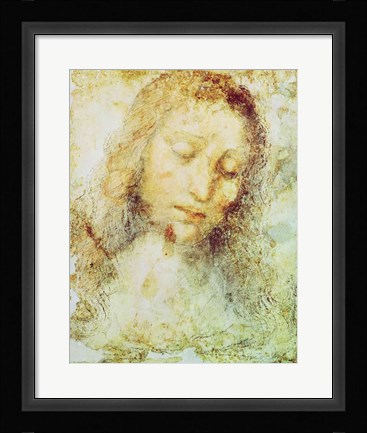 Framed Head of Christ Print