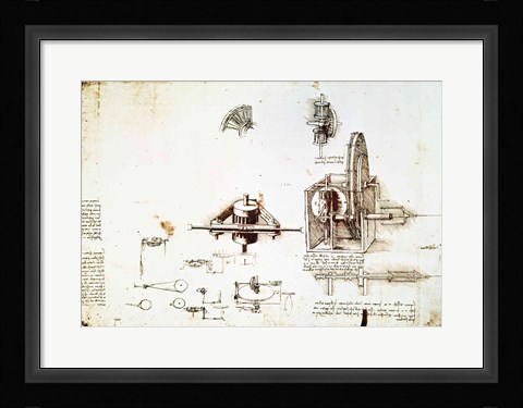 Framed Fin Spindle Print