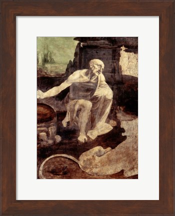 Framed St. Jerome, c.1480-82 Print