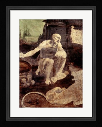 Framed St. Jerome, c.1480-82 Print
