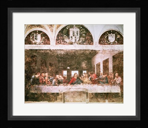Framed Last Supper, Print
