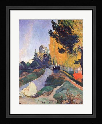 Framed Alyscamps, Arles, 1888 Print