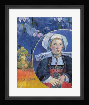 Framed Beautiful Angel Print