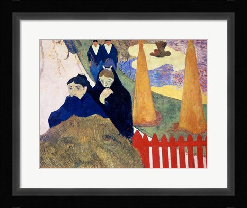 Framed Old Women of Arles, 1888 Print