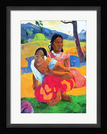 Framed Nafea Faaipoipo Print