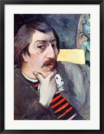 Framed Portrait of the Artist with the Idol, c.1893 Print