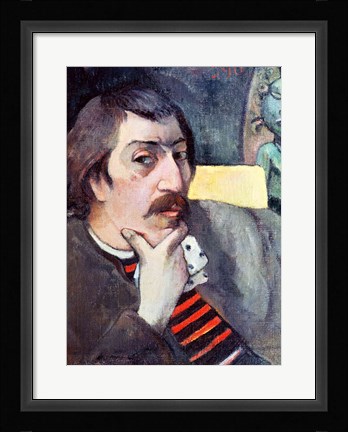 Framed Portrait of the Artist with the Idol, c.1893 Print