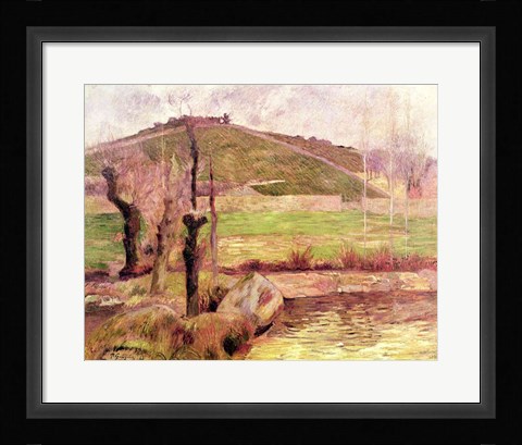 Framed Landscape near Pont-Aven, 1888 Print