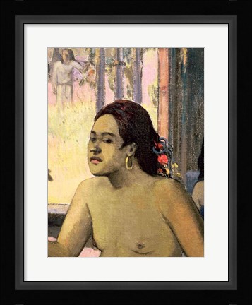 Framed Eiaha Ohipa, detail - nude Print