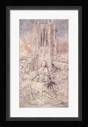 Framed St. Barbara, 1437 Print