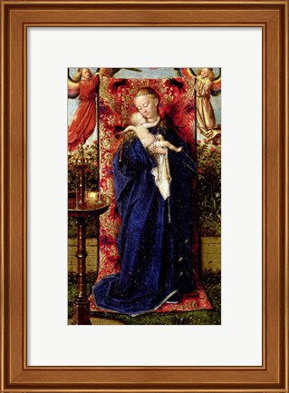Framed Madonna at the Fountain, 1439 Print