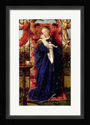 Framed Madonna at the Fountain, 1439 Print