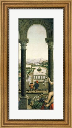 Framed Rolin Madonna - Center Print