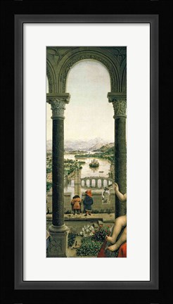 Framed Rolin Madonna - Center Print