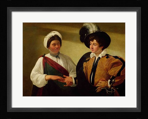 Framed Fortune Teller, c.1596-97 Print