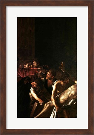 Framed Resurrection of Lazarus, Right Detail Print