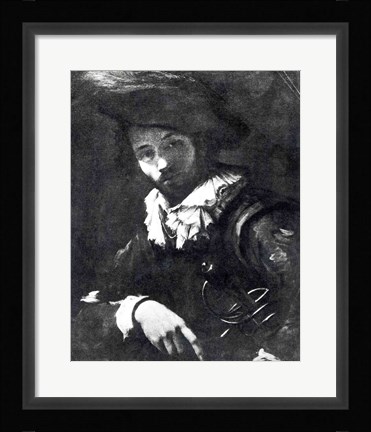 Framed Self-portrait Print