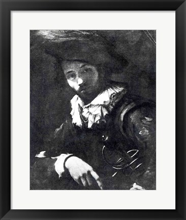 Framed Self-portrait Print