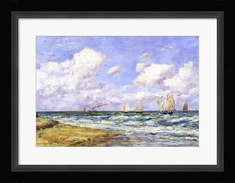 Framed Marine scene, 1894 Print