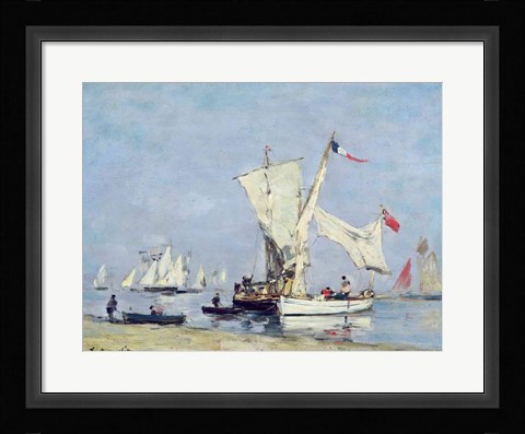 Framed Sailing Boats, c.1869 Print
