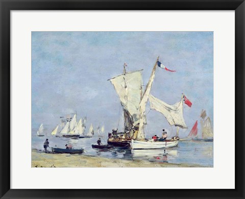 Framed Sailing Boats, c.1869 Print