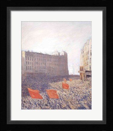 Framed Demonstration, 1905 Print