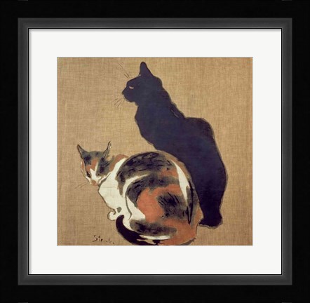 Framed Poster advertising 'Pure Sterilised Milk from La Vingeanne' Print