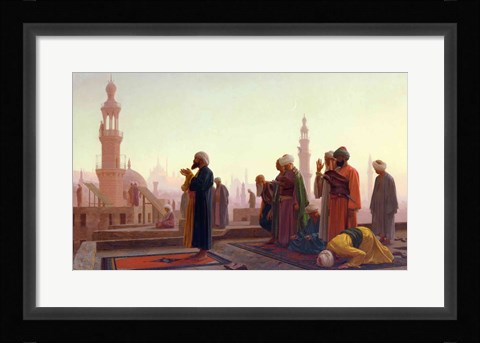 Framed Prayer, 1865 Print