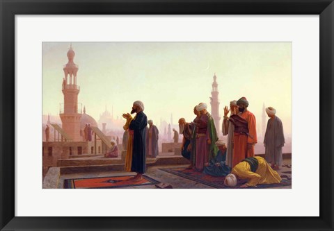 Framed Prayer, 1865 Print