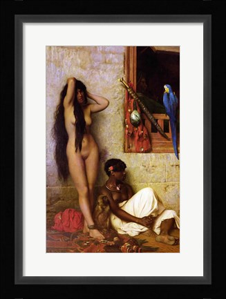 Framed Slave for Sale, 1873 Print