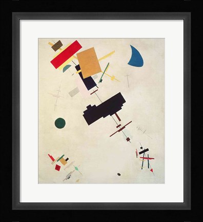 Framed Suprematist Composition No.56 Print