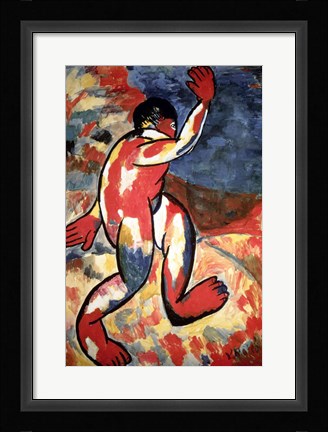 Framed Bather, 1911 Print