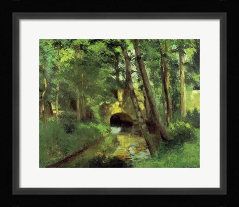 Framed Little Bridge, Pontoise, 1875 Print