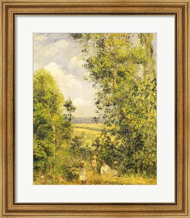 Framed Rest in the Meadow, 1878 Print